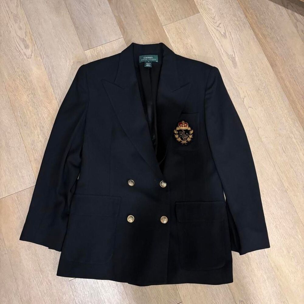 Ralph-lauren Women's Black and Navy Jacket
